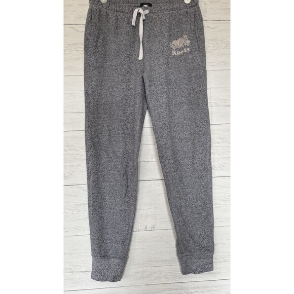 Roots Pants - Roots Marled Grey Jogger Sweatpants Size XS